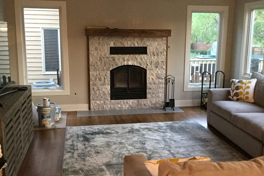 Full House Remodel Fireplace - Americraft